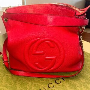 Gucci Soho Leather Hobo Bag